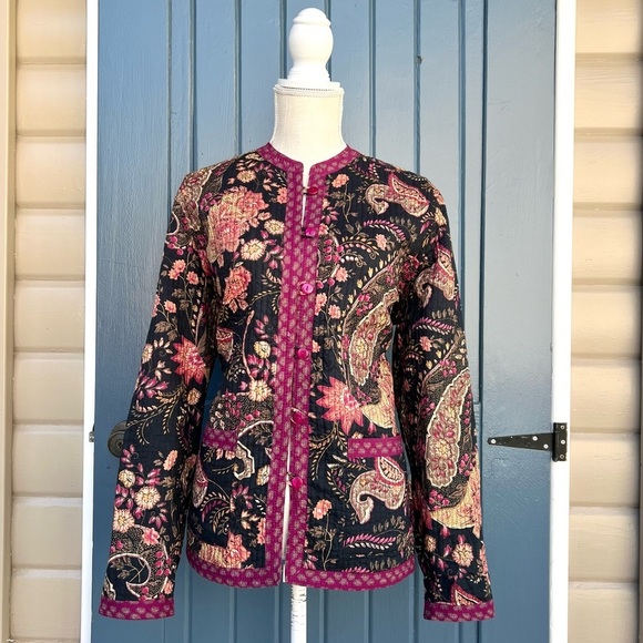 Appleseed's Quilted Jacket Women Size Large - Picture 1 of 7